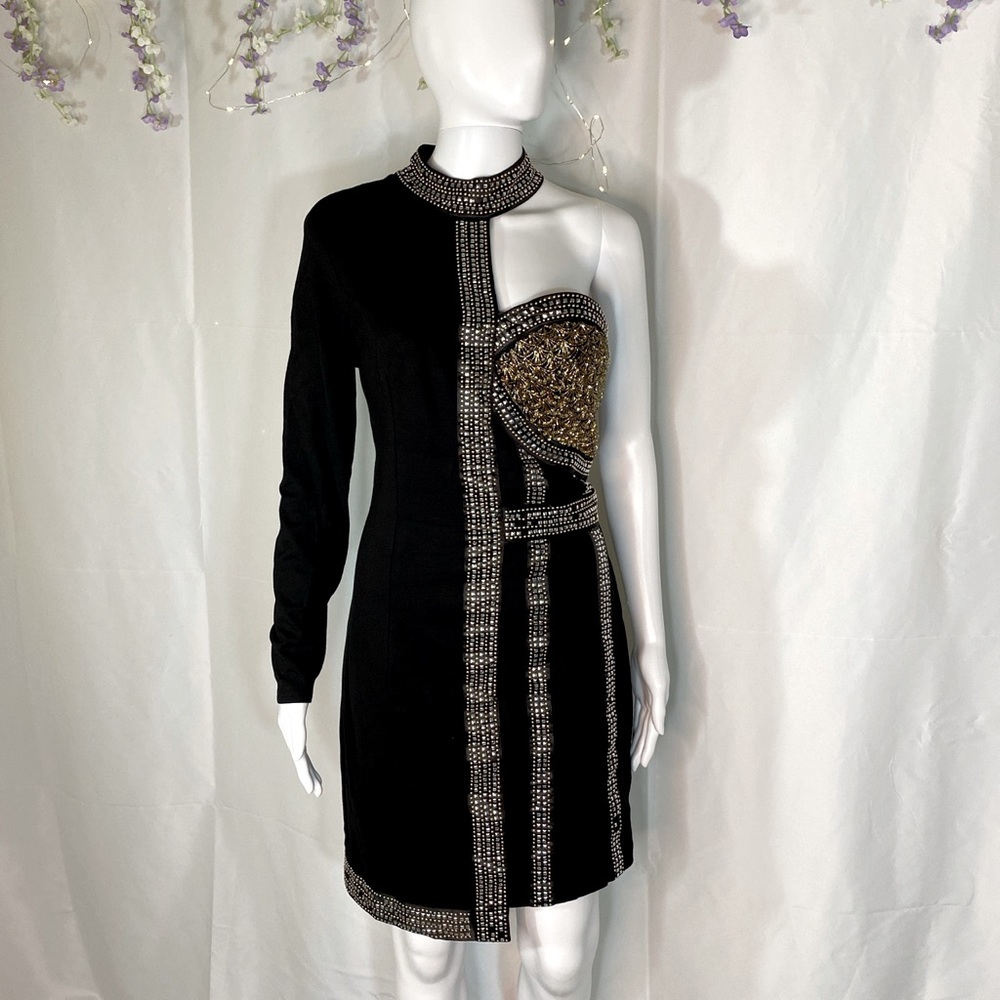 One shoulder cut-out Party Dress
